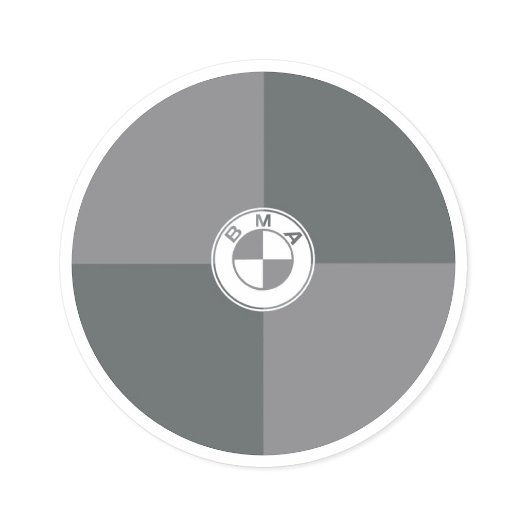 {BMA} Round Stickers, Indoor\Outdoor