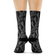 Load image into Gallery viewer, [GEOMETRIC INDIGO] Crew Socks
