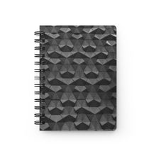 Load image into Gallery viewer, [GEOMETRIC INDIGO] Spiral Bound Journal
