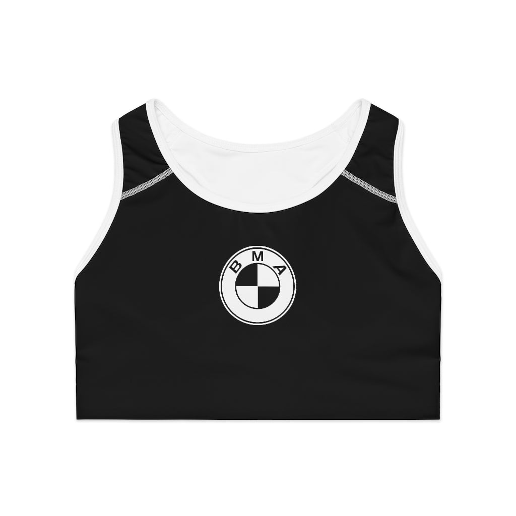 [BMA] BLACK Sports Bra (AOP)