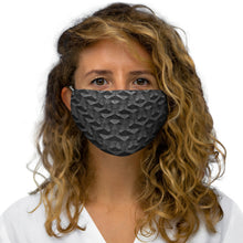 Load image into Gallery viewer, [GEOMETRIC INDIGO] WHITE Snug-Fit Polyester Face Mask

