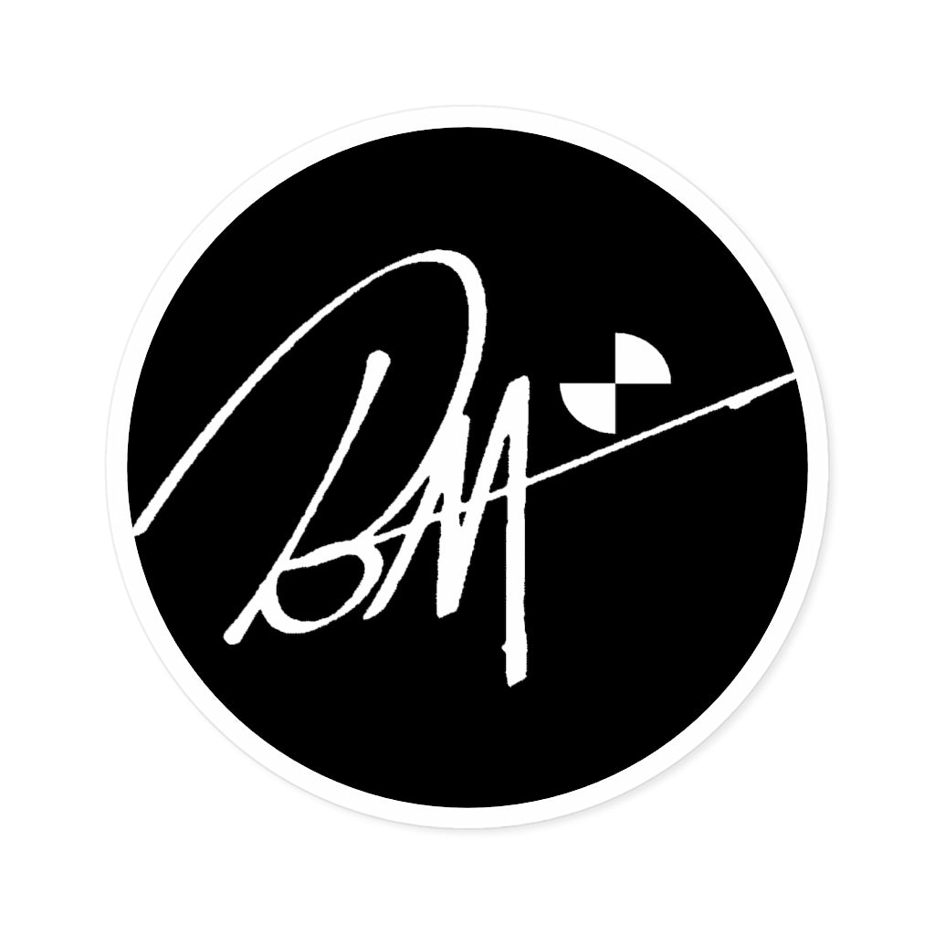 [BMA SIGNATURE] Round Stickers, Indoor\Outdoor