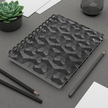 Load image into Gallery viewer, [GEOMETRIC INDIGO] Spiral Bound Journal
