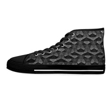 Load image into Gallery viewer, [GEOMETRIC INDIGO] {CUSTOM BMA} Women's High Top Sneakers
