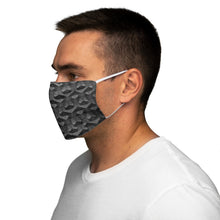 Load image into Gallery viewer, [GEOMETRIC INDIGO] WHITE Snug-Fit Polyester Face Mask
