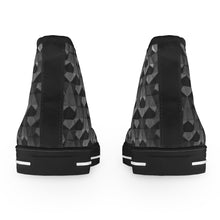 Load image into Gallery viewer, [GEOMETRIC INDIGO] {CUSTOM BMA} Women's High Top Sneakers
