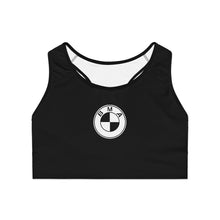 Load image into Gallery viewer, [BMA] BLACK Sports Bra (AOP)
