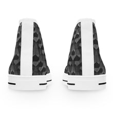 Load image into Gallery viewer, [GEOMETRIC INDIGO] {CUSTOM BMA} Women's High Top Sneakers
