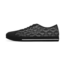 Load image into Gallery viewer, [GEOMETRIC INDIGO] {CUSTOM BMA} Women's Low Top Sneakers
