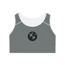 Load image into Gallery viewer, [BMA] GREY/BLACK Sports Bra (AOP)
