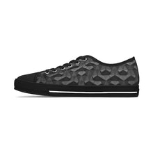 Load image into Gallery viewer, [GEOMETRIC INDIGO] {CUSTOM BMA} Women's Low Top Sneakers
