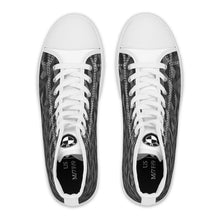 Load image into Gallery viewer, [GEOMETRIC INDIGO] {CUSTOM BMA} Women's High Top Sneakers
