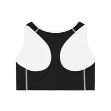 Load image into Gallery viewer, [BMA] BLACK Sports Bra (AOP)
