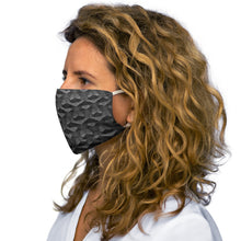 Load image into Gallery viewer, [GEOMETRIC INDIGO] WHITE Snug-Fit Polyester Face Mask
