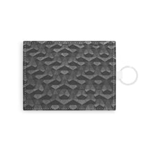 Load image into Gallery viewer, [GEOMETRIC INDIGO]~ Saffiano Leather Card Holder

