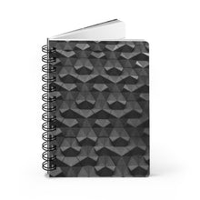 Load image into Gallery viewer, [GEOMETRIC INDIGO] Spiral Bound Journal
