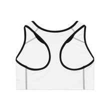 Load image into Gallery viewer, [BMA] WHITE Sports Bra (AOP)
