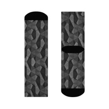 Load image into Gallery viewer, [GEOMETRIC INDIGO] Crew Socks
