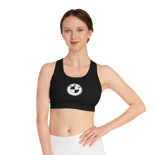 Load image into Gallery viewer, [BMA] BLACK Sports Bra (AOP)
