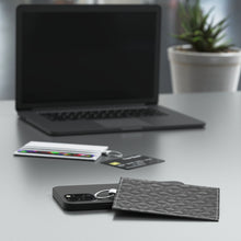 Load image into Gallery viewer, [GEOMETRIC INDIGO]~ Saffiano Leather Card Holder
