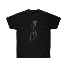 Load image into Gallery viewer, [ROSE] BLACK/WHITE Unisex Ultra Cotton Tee

