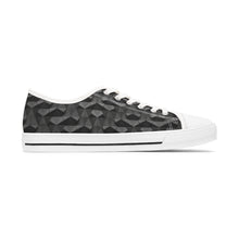 Load image into Gallery viewer, [GEOMETRIC INDIGO] {CUSTOM BMA} Women's Low Top Sneakers
