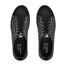 Load image into Gallery viewer, [GEOMETRIC INDIGO] {CUSTOM BMA} Women's Low Top Sneakers
