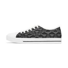 Load image into Gallery viewer, [GEOMETRIC INDIGO] {CUSTOM BMA} Women's Low Top Sneakers

