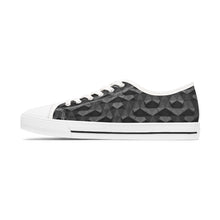Load image into Gallery viewer, [GEOMETRIC INDIGO] {CUSTOM BMA} Women's Low Top Sneakers
