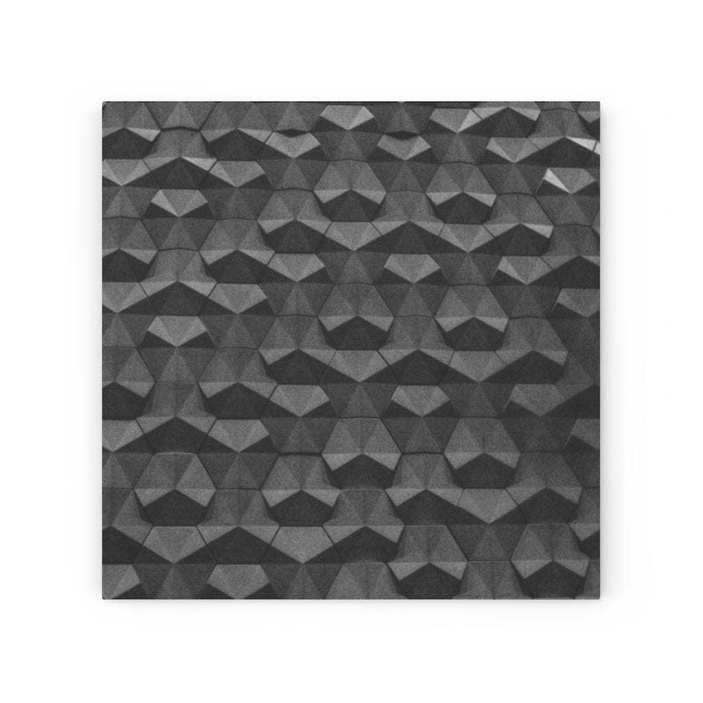 [GEOMETRIC INDIGO] Wood Canvas