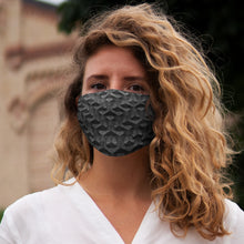 Load image into Gallery viewer, [GEOMETRIC INDIGO] WHITE Snug-Fit Polyester Face Mask
