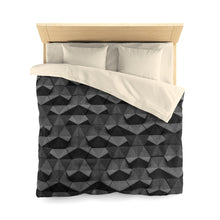 Load image into Gallery viewer, [GEOMETRIC INDIGO] Microfiber Duvet Cover

