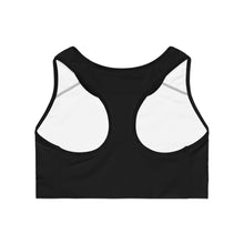 Load image into Gallery viewer, [BMA] BLACK Sports Bra (AOP)
