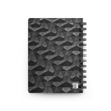 Load image into Gallery viewer, [GEOMETRIC INDIGO] Spiral Bound Journal
