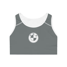 Load image into Gallery viewer, [BMA] GREY/WHITE Sports Bra (AOP)
